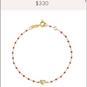 Gigi Clozeau Mini 18kt heart bracelet